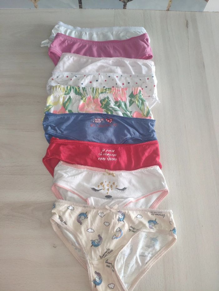 Lot 9 culottes fille 2 ans 24 mois