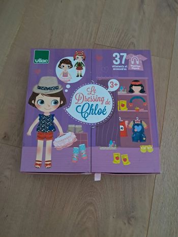 Jeu magnétique "Le dressing de Chloé "
