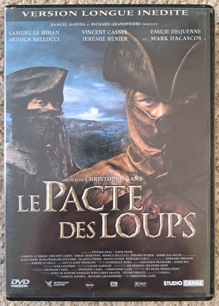 💿 DVD : Le Pacte des Loups, double DVD