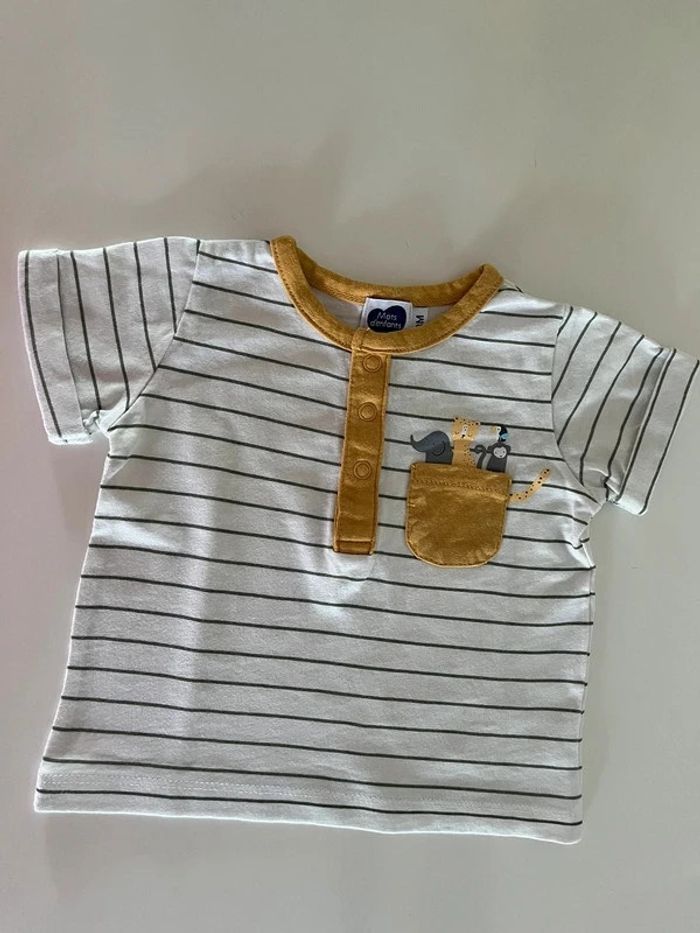 Tee-shirts MC bébé garçon t 3 mois