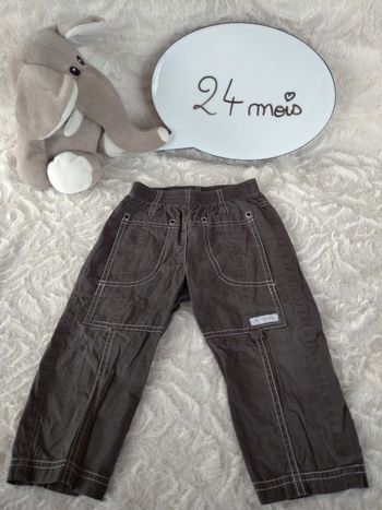 C Pantalon léger été Garçon 24 mois Berlingot 100% coton