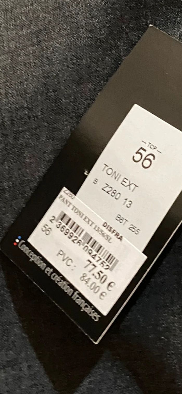 Pantalon classique  gris grand taille 56 Nino loretti - photo numéro 2
