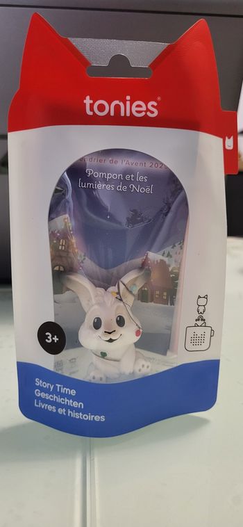 Tonies pompon et les lumières de Noël