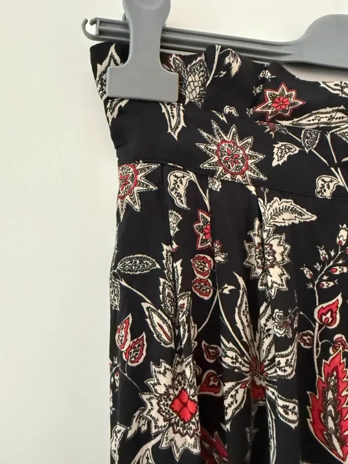 pantalon fluide fleuri neuf Promod 38 M - photo numéro 5