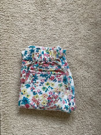 Pantalon skinny à fleurs