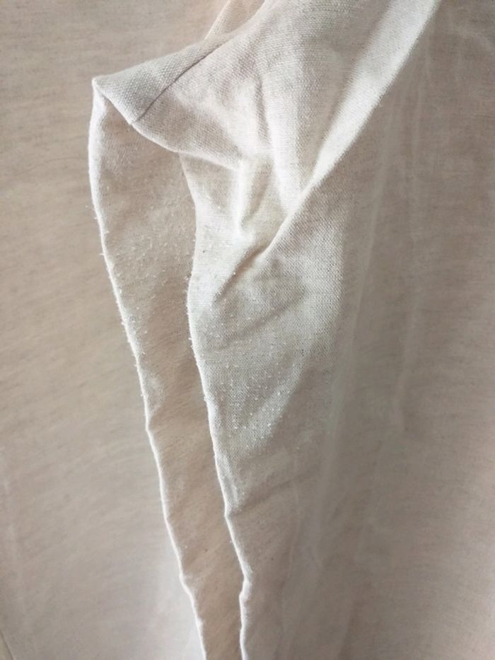 Pantalon droit crème - photo numéro 3