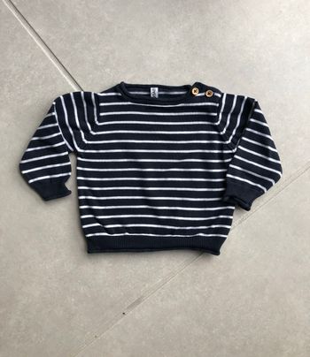 Pull marinière 12 mois