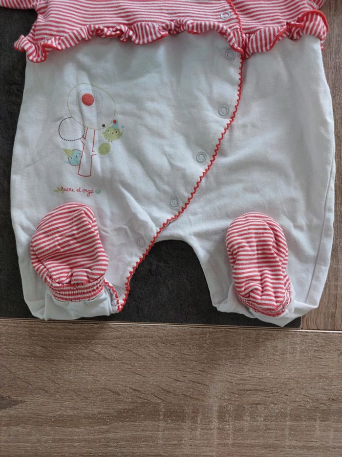 Pyjama léger 1 pièce fille 9mois - photo numéro 6