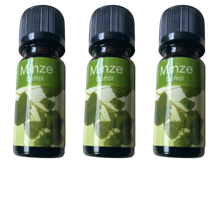 Lot de 3 Huiles Minze Duftöl de 10 ml Neuf