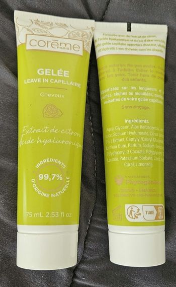 2 Gelées cheveux 