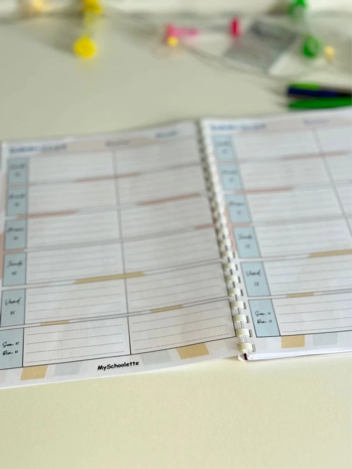 Cahier spirale reliée Agenda Scolaire 2024 2025 - photo numéro 9