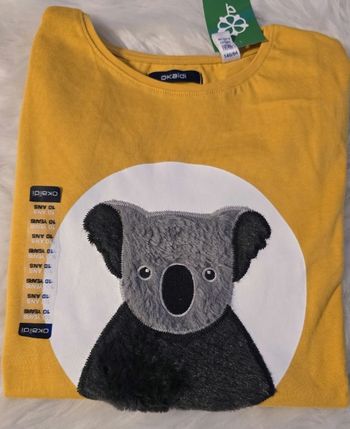 😍😍🐨 NEUF (non porté) 🏷🤩🥰teeshirt ML 10 ans fille 😍😍🐨