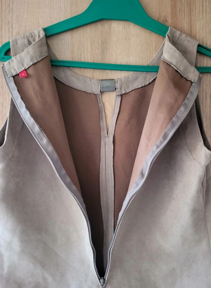 Robe sans manches beige Miss Captain Taille 38 - photo numéro 5