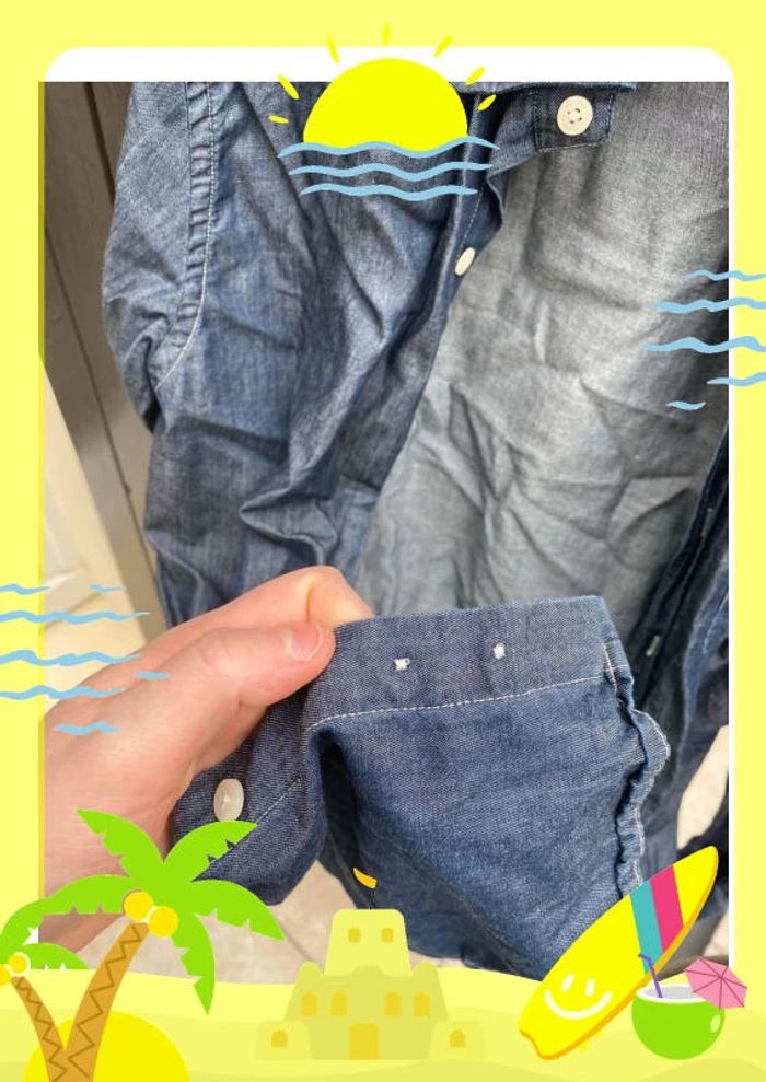 Chemise effet jean San francisco M - photo numéro 3