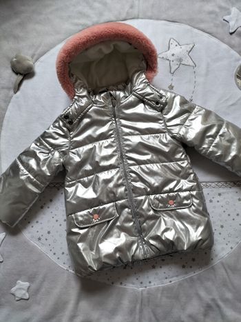 Manteau argenté