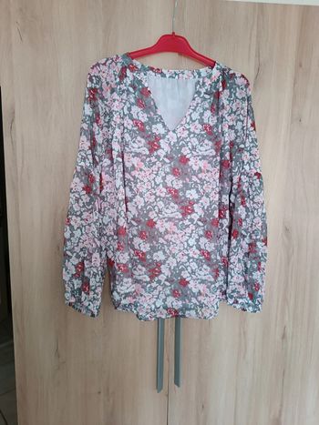 Blouse fleurie femme taille M