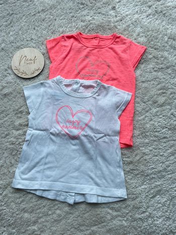 Lot de 2 t-shirt