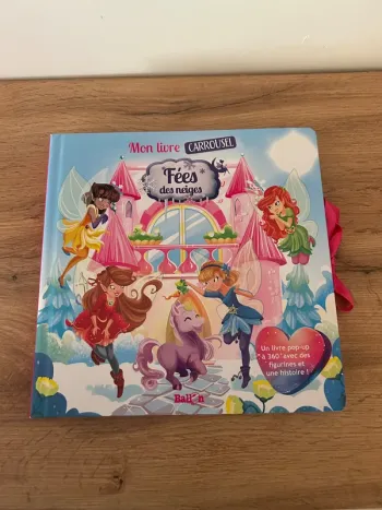 Livre carrousel fées des neiges