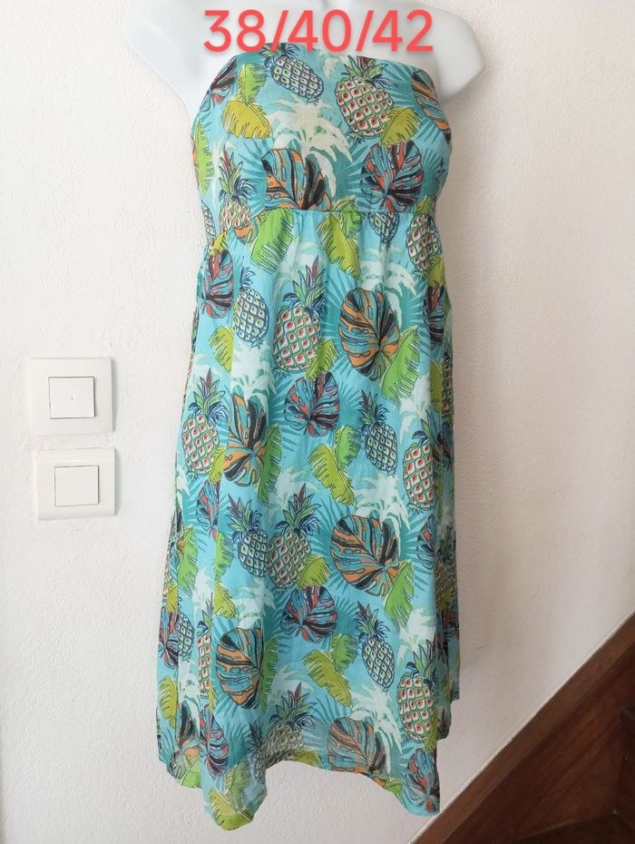 Robe été bustier smoke dos femme 38/40/42