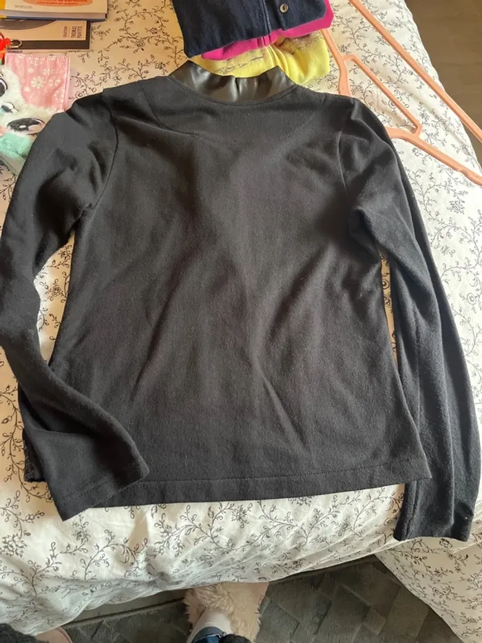 Veste légère paillette noir - photo numéro 3