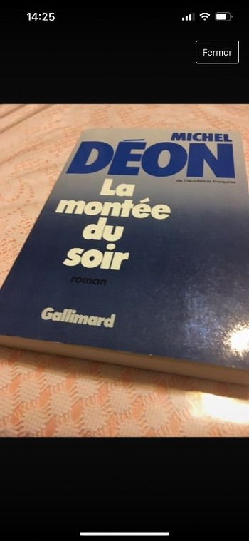 Livre roman « La montée du soir