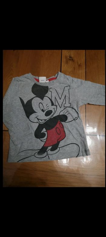 Maillot Mickey manches longues 18 mois