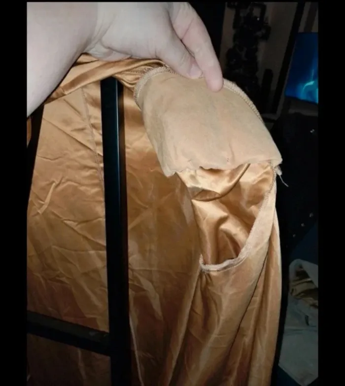 Veste Shein beige/moutarde taille 1XL neuve jamais portée. Porté ouvert. - photo numéro 6
