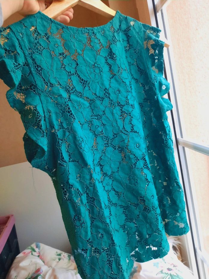 Blouse Gemo dentelle 40 - photo numéro 4