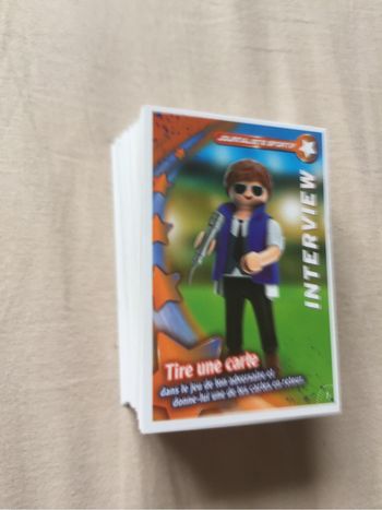Lot complet cartes playmobil carrefour