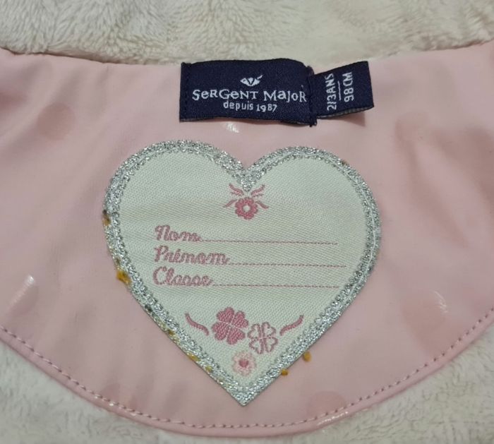 Parka fille rose fourrée Sergent Major - 2/3 ans - photo numéro 4