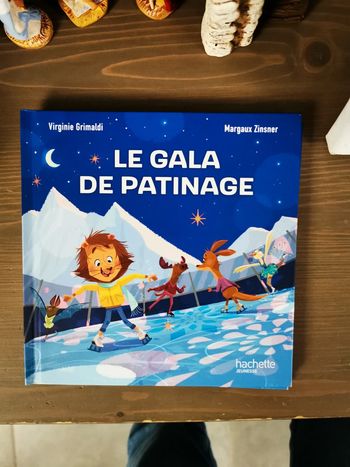 Livre "le gala de patinage" esprit sportif