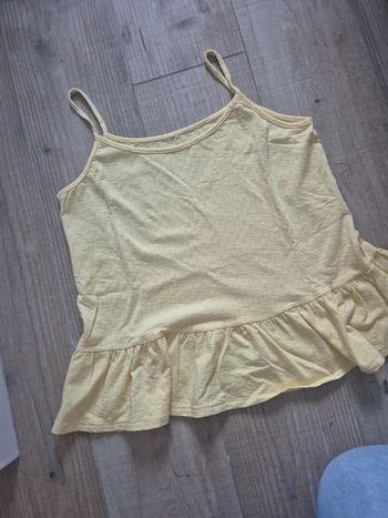 Débardeur jaune Camaïeu L