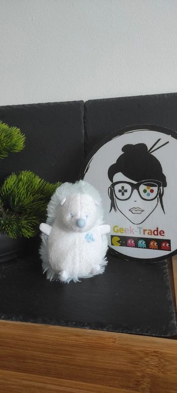 petite peluche doudou hetisson tartine et chocolat blanc bleu tc