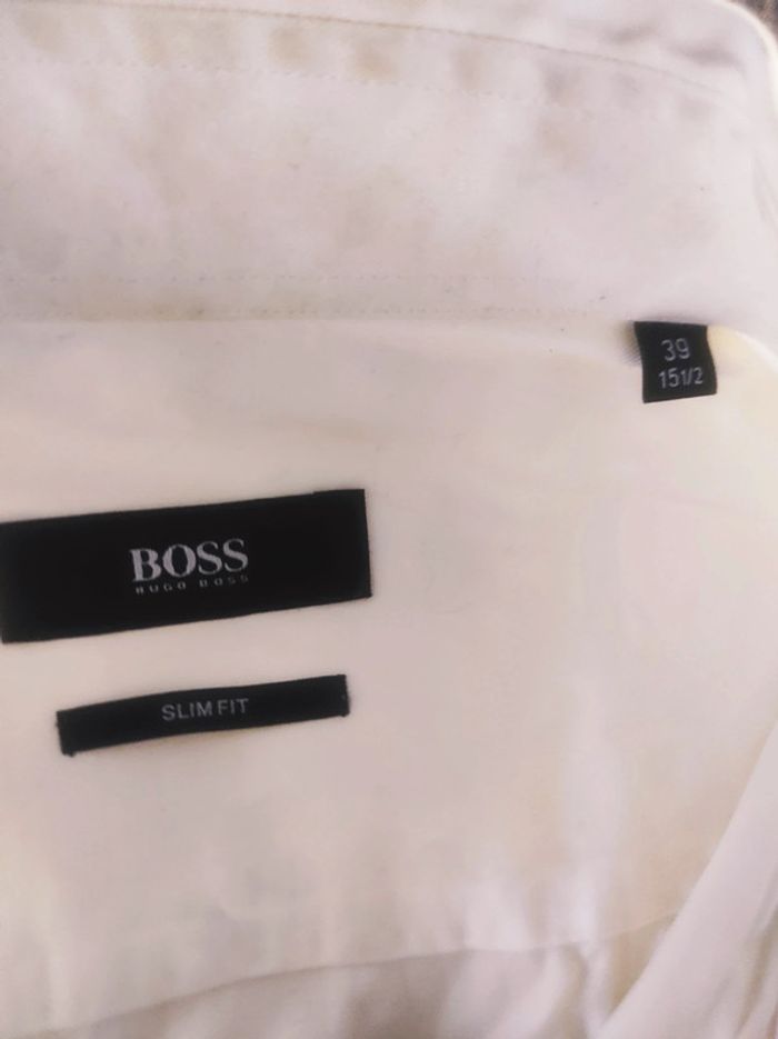 Chemise blanche Hugo boss slim fit 39 15/2 - photo numéro 5