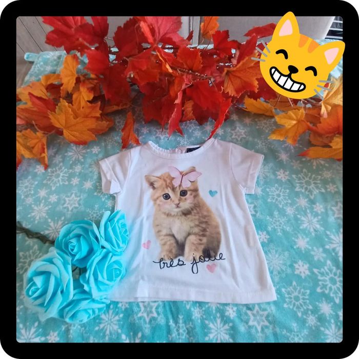 T-shirt fille 3 mois