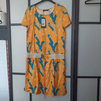 Robe te jaune taille s