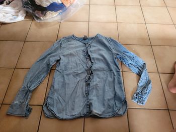Chemise en jean taille 9-10 ans zara