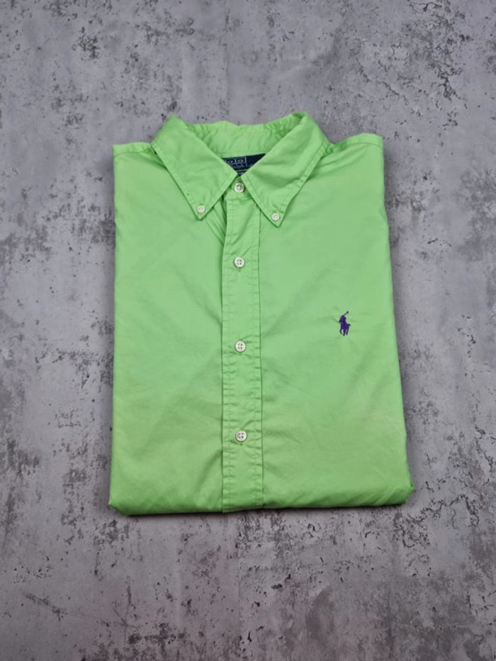 Chemise manches longues Ralph Lauren verte, L Hommes - photo numéro 2