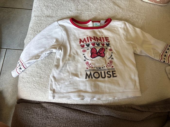 Pull léger Minnie fille 9 mois