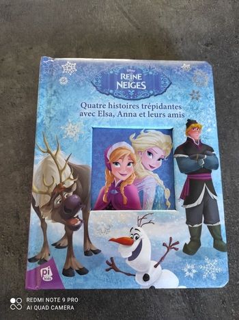 Livre Disney Reine des Neiges 4 histoires