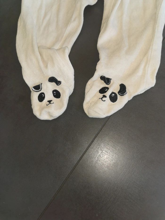 Pyjama 2 pièces velours Kiabi 18 mois panda - photo numéro 2