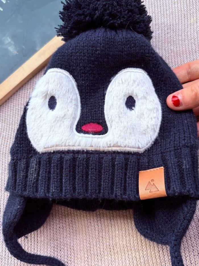 Bonnet pingouin 3 /6 mois tape à l’œil - photo numéro 3