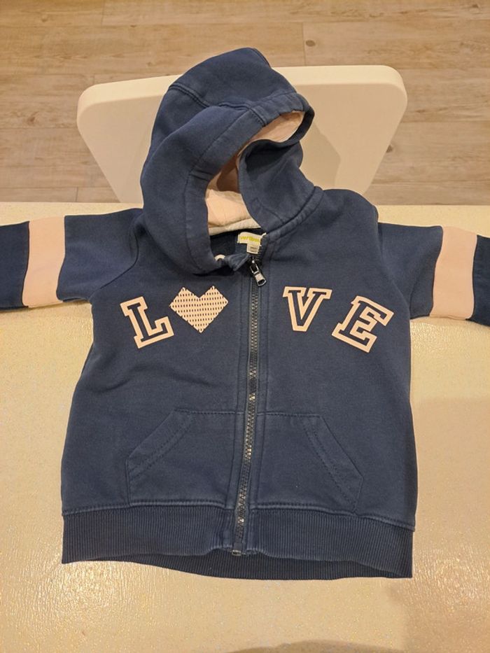 Ensemble vertbaudet rose et bleu marine 3 ans - photo numéro 3