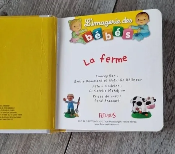 Livre l'imagerie des bébés : la ferme - photo numéro 3
