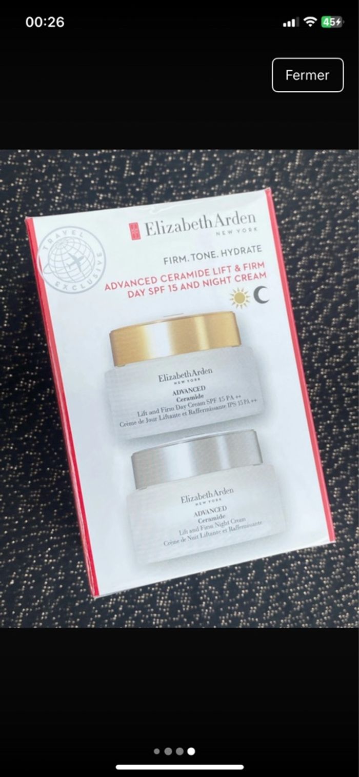 Ceramide from Elizabeth Arden Set Advanced Ceramide Crèmes De Jour Ips 15 Et De Nuit Liftantes Et Raffermissantes - photo numéro 3