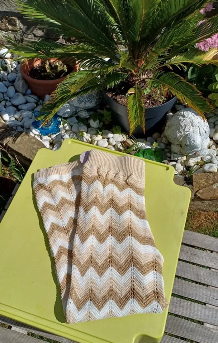 Pantalon crochet lurex Gualap