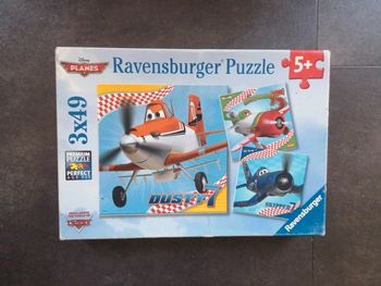 3 puzzles 49 pièces Planes Ravensburger