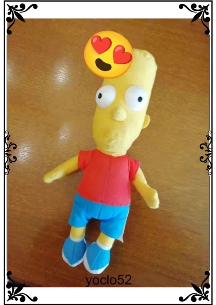 Peluche The Simpsons Bart Simpson - photo numéro 3