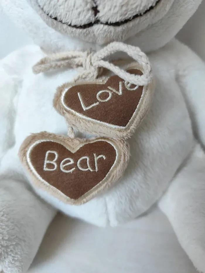 Peluche ourson LOVE 24 cm - photo numéro 2