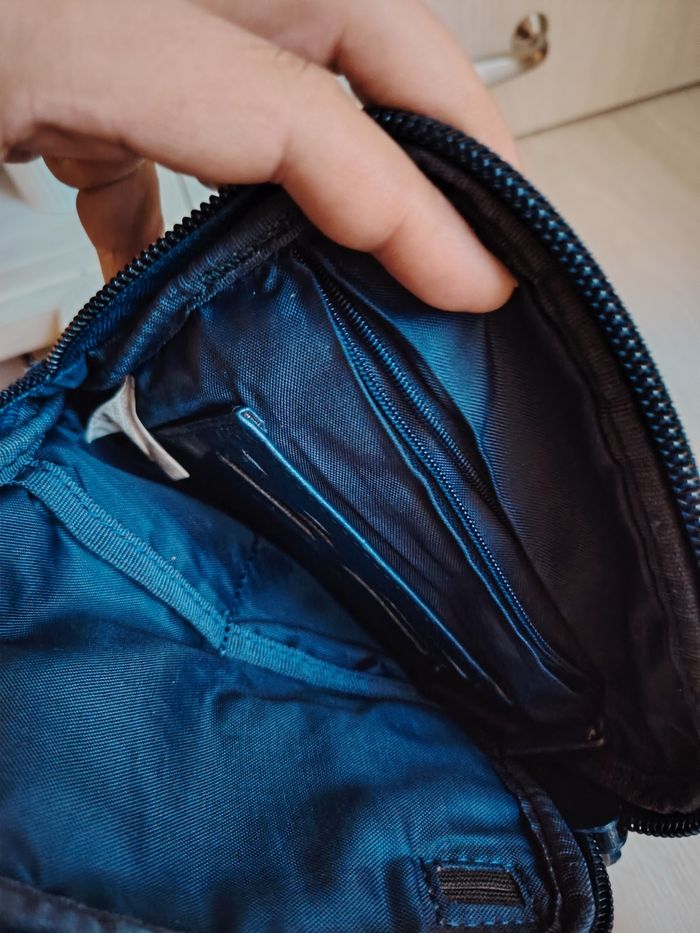 Sacoche homme Lacoste Bleu - photo numéro 4